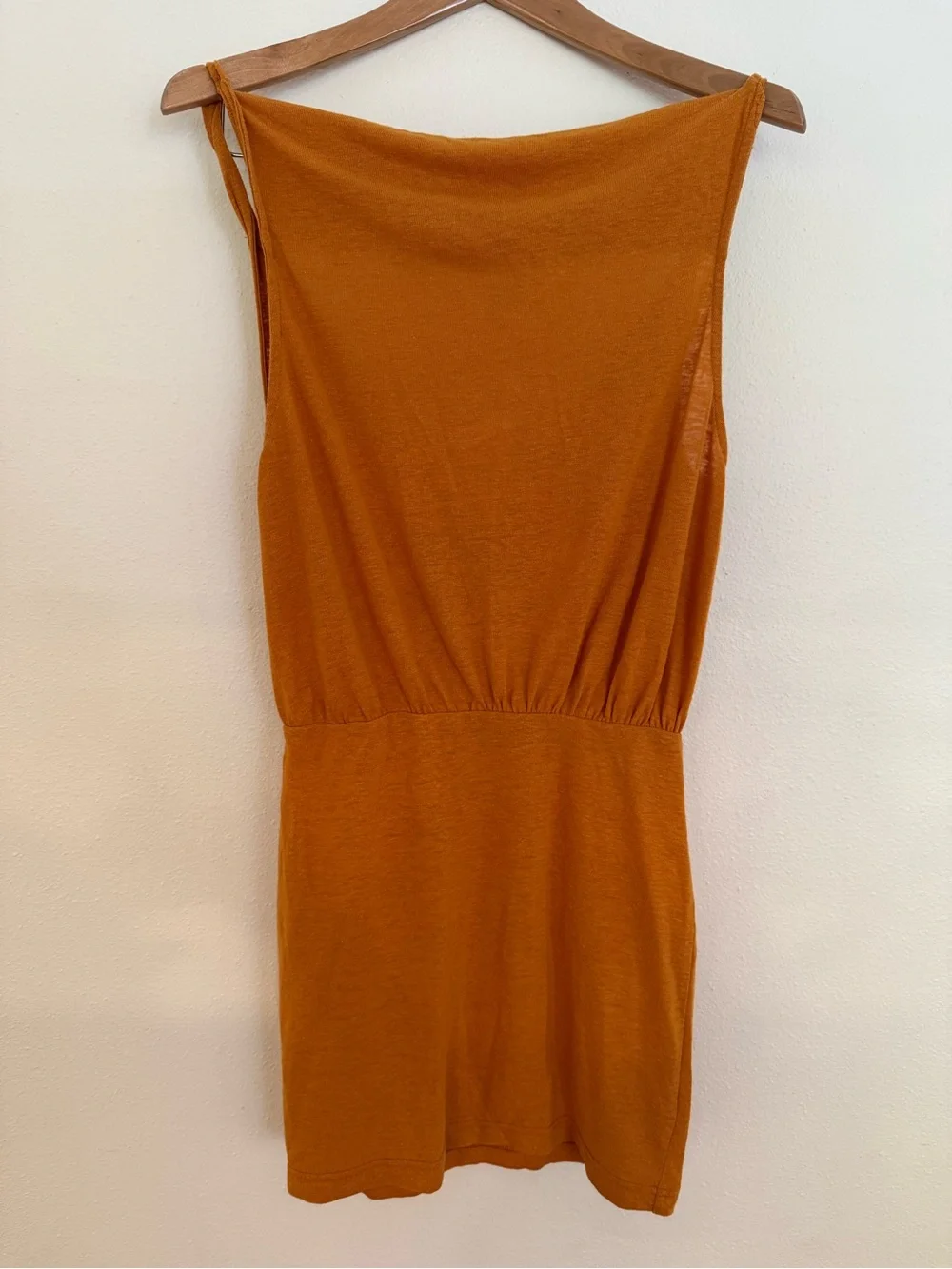 Free People Backless Sleeveless Orange Mini Dress - Picture 3 of 5